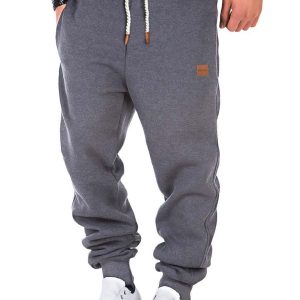 Men's elastic waist sports casual trousers and sweatpants