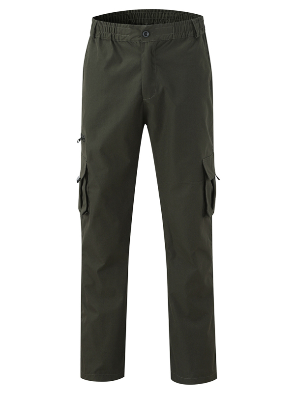 Men's Casual Multi-Pocket Loose Straight Cargo Pants - Image 5