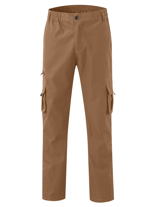 Men's Casual Multi-Pocket Loose Straight Cargo Pants - Image 6