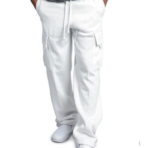 Men's retro casual leggings trousers, men's overalls