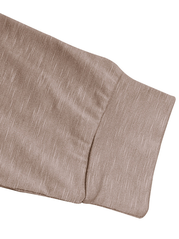 Men's new long-sleeved Henry collar sports base T-shirt - Image 2