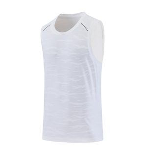Men's loose round neck breathable and quick-drying running sports vest