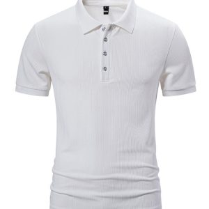 Men's New Casual Pit Lapel POLO Shirt