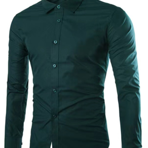 Casual lapel non-iron long-sleeved shirt