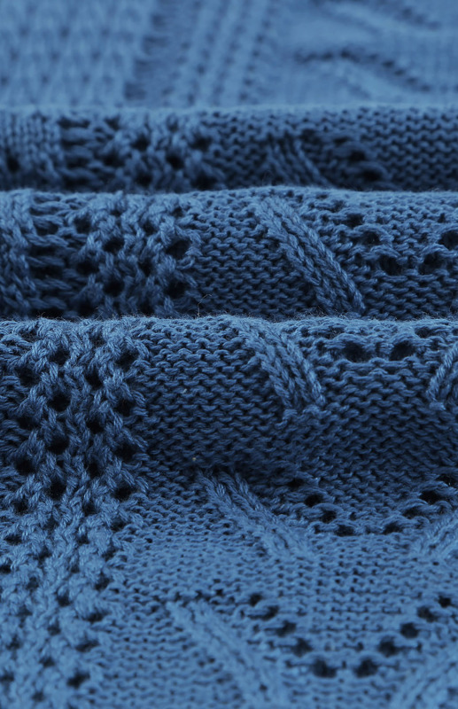 Women's Long Sleeve Cutout Petal Sleeve Sweater - Image 12