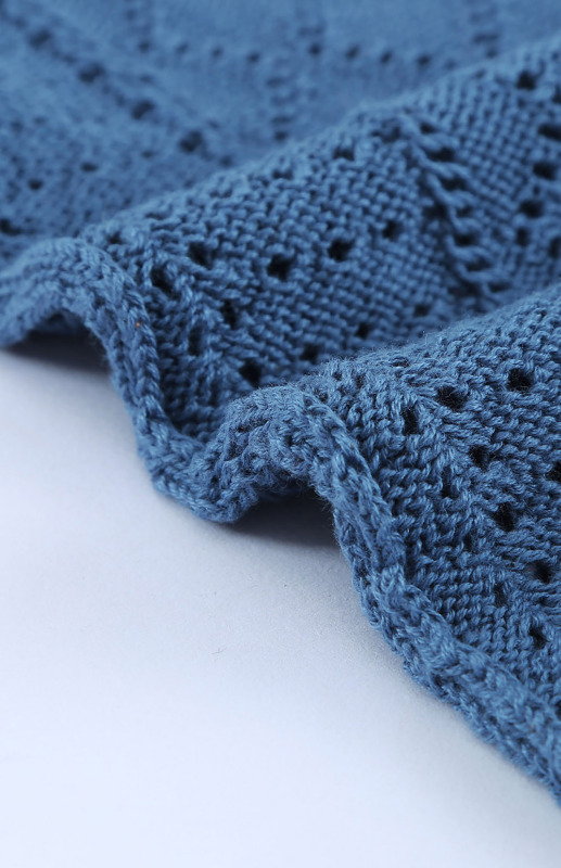 Women's Long Sleeve Cutout Petal Sleeve Sweater - Image 11