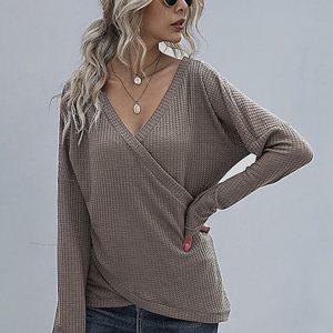 women's knitted inner long sleeve bottoming shirt Mori sweater