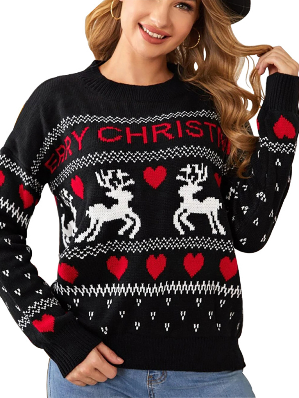 Festive Reindeer Knit Sweater - Image 6