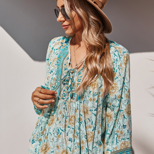 Bohemian Paisley Women's Blouse
