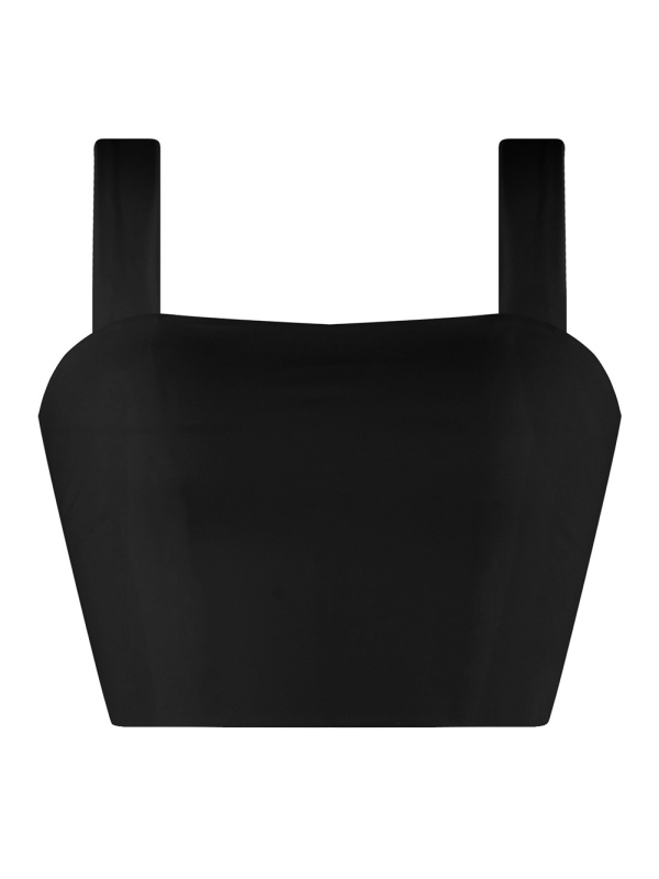 Women's Knitted Slim Casual All-Match Open Navel Square Neck Vest - Image 12