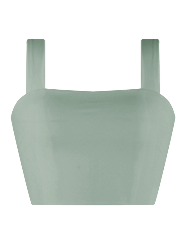 Women's Knitted Slim Casual All-Match Open Navel Square Neck Vest - Image 7