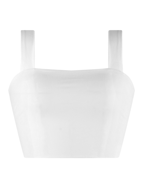 Women's Knitted Slim Casual All-Match Open Navel Square Neck Vest - Image 10