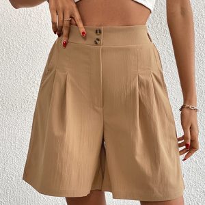 New Loose Pants Casual Ladies High Waist Wide Leg Shorts