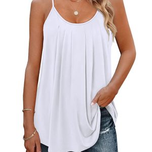 New loose casual solid color sexy camisole top