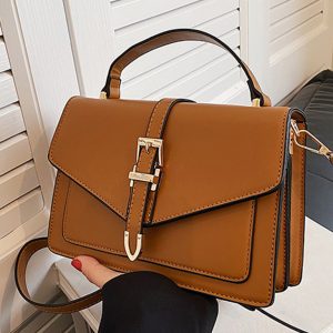 Retro shoulder handbag all-match crossbody small square bag