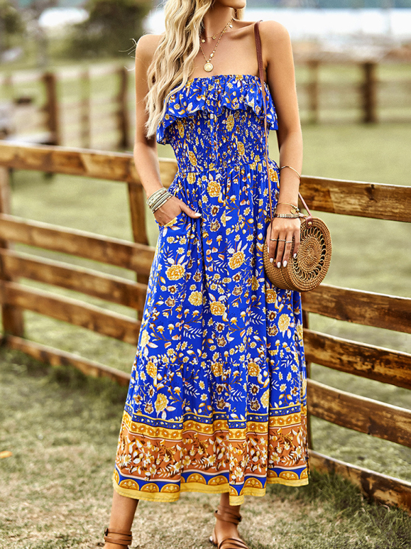 New Ladies Bohemian Casual Vacation Long Dress - Image 14