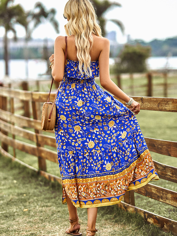 New Ladies Bohemian Casual Vacation Long Dress - Image 13