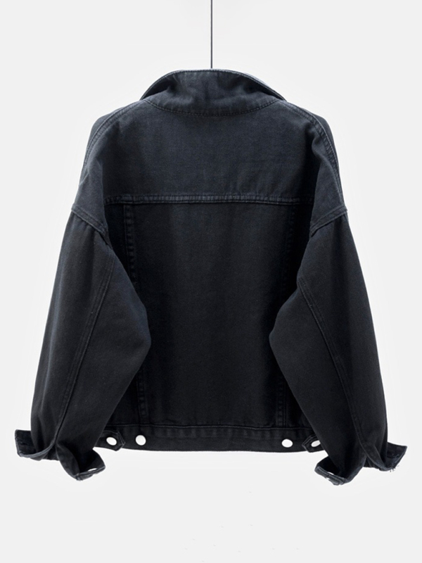 Women's New Colorful Large Size Denim Jacket - Image 3