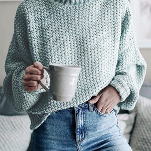 Cozy Cotton Knit Autumn-Winter Women's Sweater