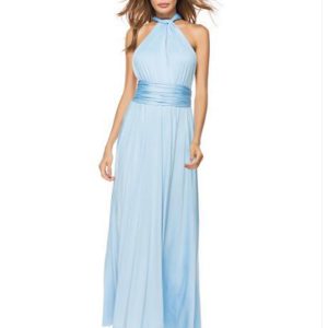 New multi-wear Fado rope cross backless sexy bandage dress long skirt dress