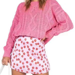 New fashionable and comfortable woolen round neck long-sleeved sweater