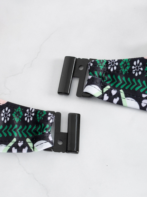 Feminine western style printed stretch elastic two piece bikini - Image 18