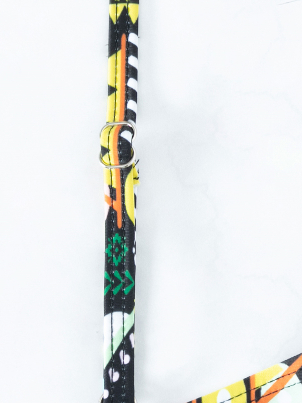 Feminine western style printed stretch elastic two piece bikini - Image 20