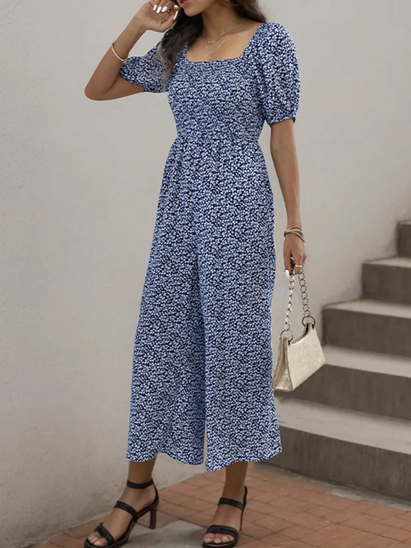 Women's New Fashion Printed Jumpsuit - Image 3
