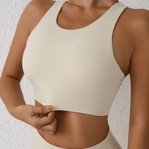 New beautiful back sports bra shock-proof yoga running high-intensity sports vest