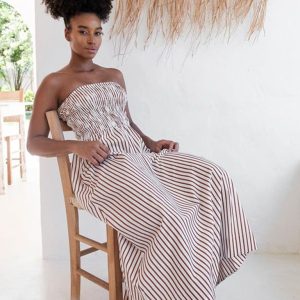 New tube top and sleeveless elegant ladies dress with elegant craftsmanship