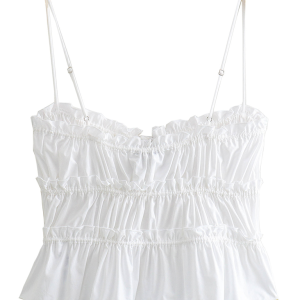 Women's Fashion Casual Bow Decorated Camisole Top