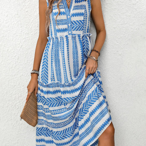 Women's Bohemian Resort Sleeveless Dress