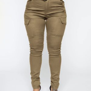 Workwear Stretch Pants with Belt