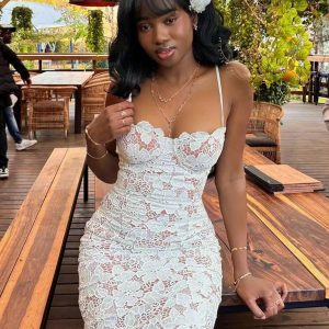 New style tube top strap sexy suspender dress