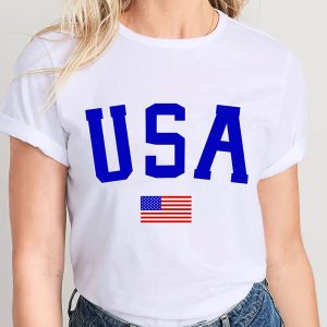 Women's USA Graphic Slim Fit T-shirt