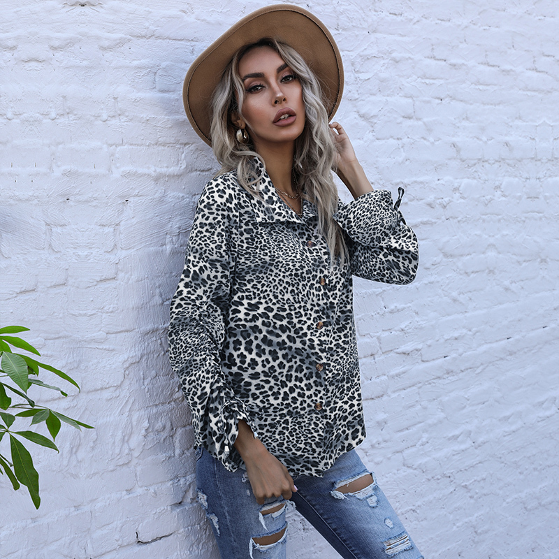Women's Fashion Trend Female Leopard Print Top - Image 2