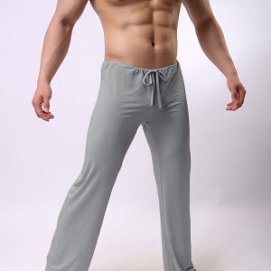 Men's casual pants breathable cool home pants pants
