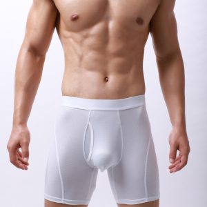 Men's High Elasticity Simple Style Knit Polyester Underwear Loungewear