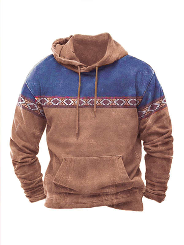 Digital printing men's street sports fashion trend hoodie - Image 2
