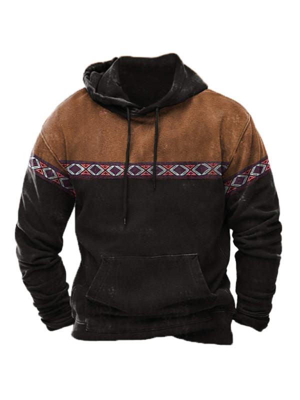 Digital printing men's street sports fashion trend hoodie - Image 5