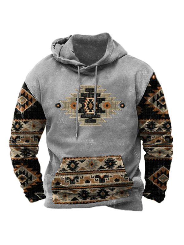 Digital printing men's street sports fashion trend hoodie - Image 6