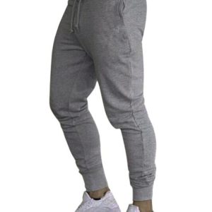 Men's Solid Color Loose Elastic Sweatpants