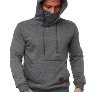 Men's Sweatshirt Hoodie Long Sleeve T-Shirt Call of Duty Sweatshirt Face Mask