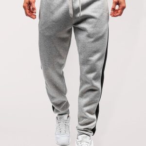 Men's fashion casual stitching pencil trousers