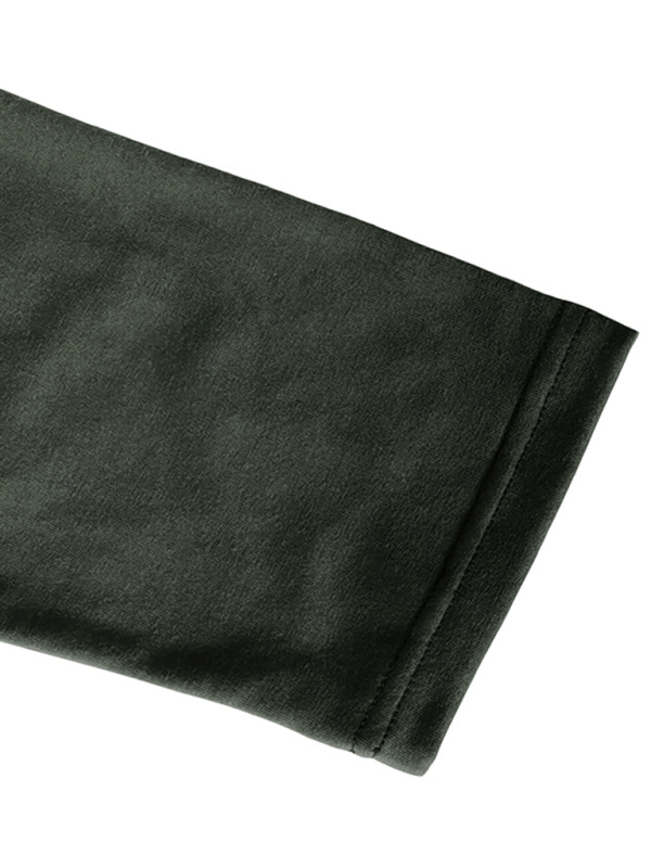 New Men's Henley Color Block Knitted Long Sleeve T-Shirt - Image 20