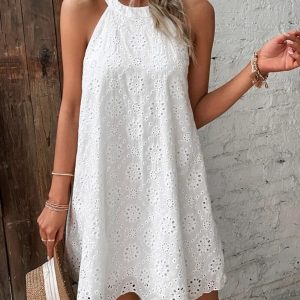 Casual Leisure Woven Polyester Everyday Dress