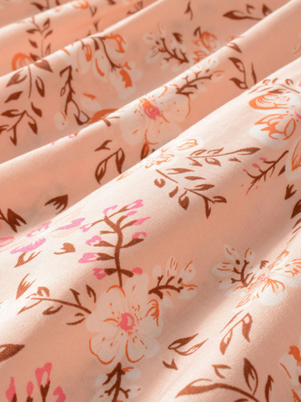 Bohemian Summer Floral Woven Sleeveless Dress - Image 6