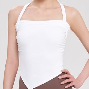 women's halter neck sports tight vest yoga clothing