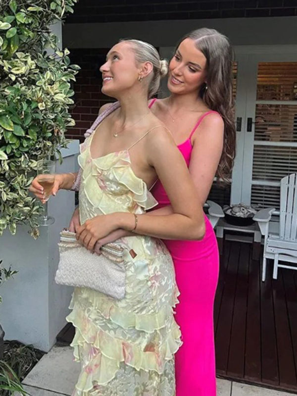 New holiday wavy edge suspender dress - Image 6