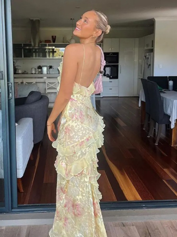 New holiday wavy edge suspender dress - Image 7